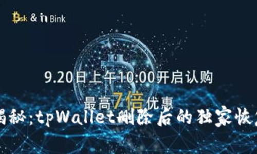 专家揭秘：tpWallet删除后的独家恢复秘诀