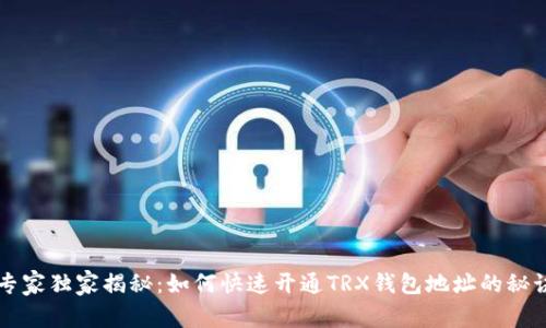 专家独家揭秘：如何快速开通TRX钱包地址的秘诀