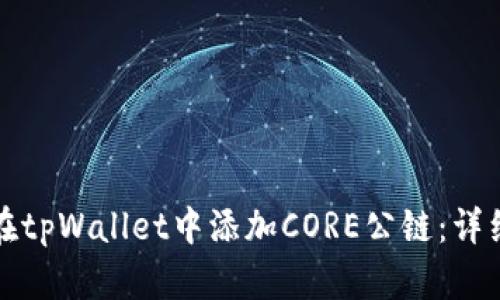 如何在tpWallet中添加CORE公链：详细指南